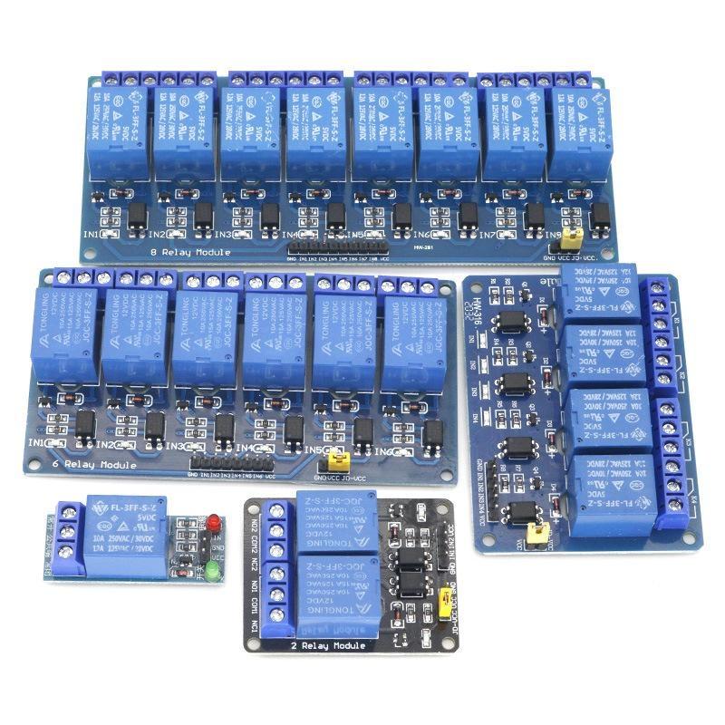 1Pcs DC5V Optocoupler Isolated - Relay 8 Channel Board recension och pris