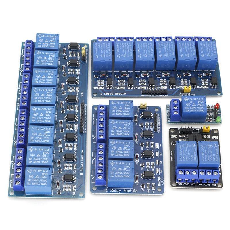 1Pcs DC5V Optocoupler Isolated - Relay 8 Channel Board recension och pris