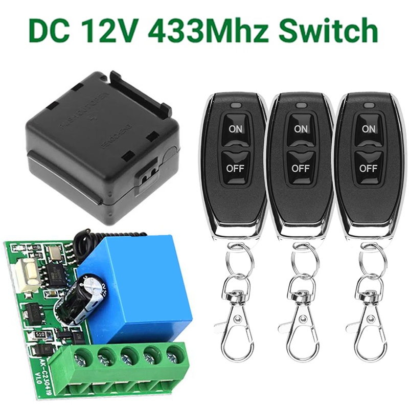 DC 12V 433Mhz RF Wireless Remo - 433Mhz Receiver Module recension och pris