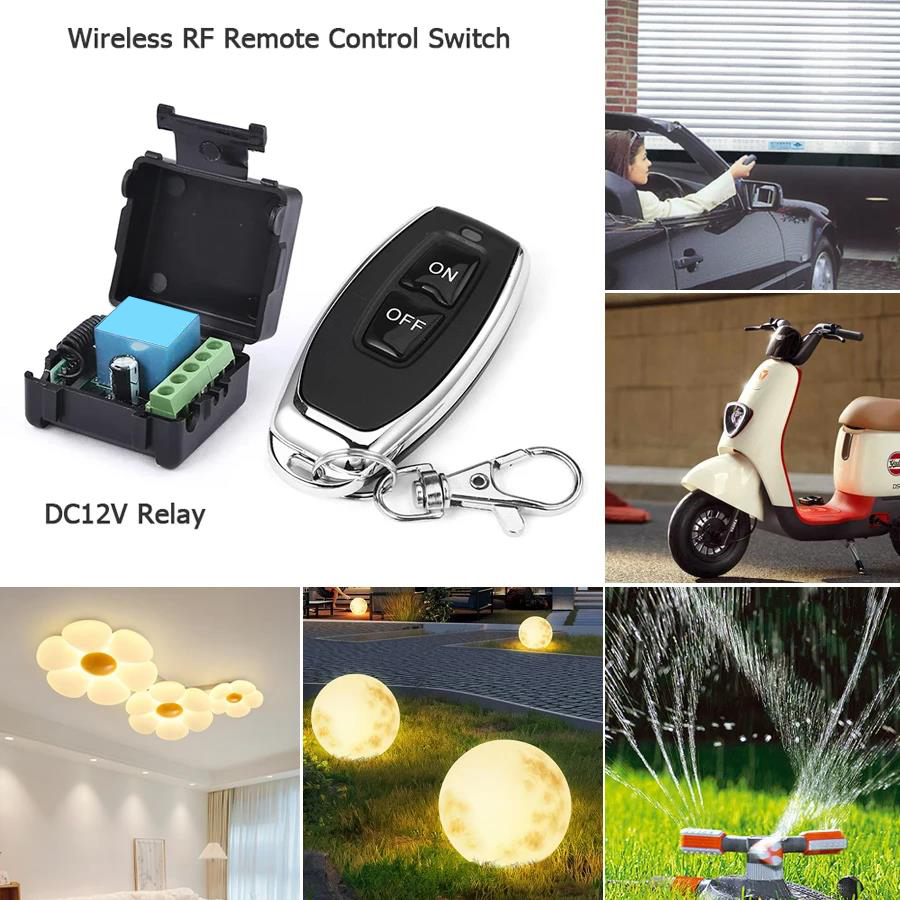 DC 12V 433Mhz RF Wireless Remo - 433Mhz Receiver Module recension och pris