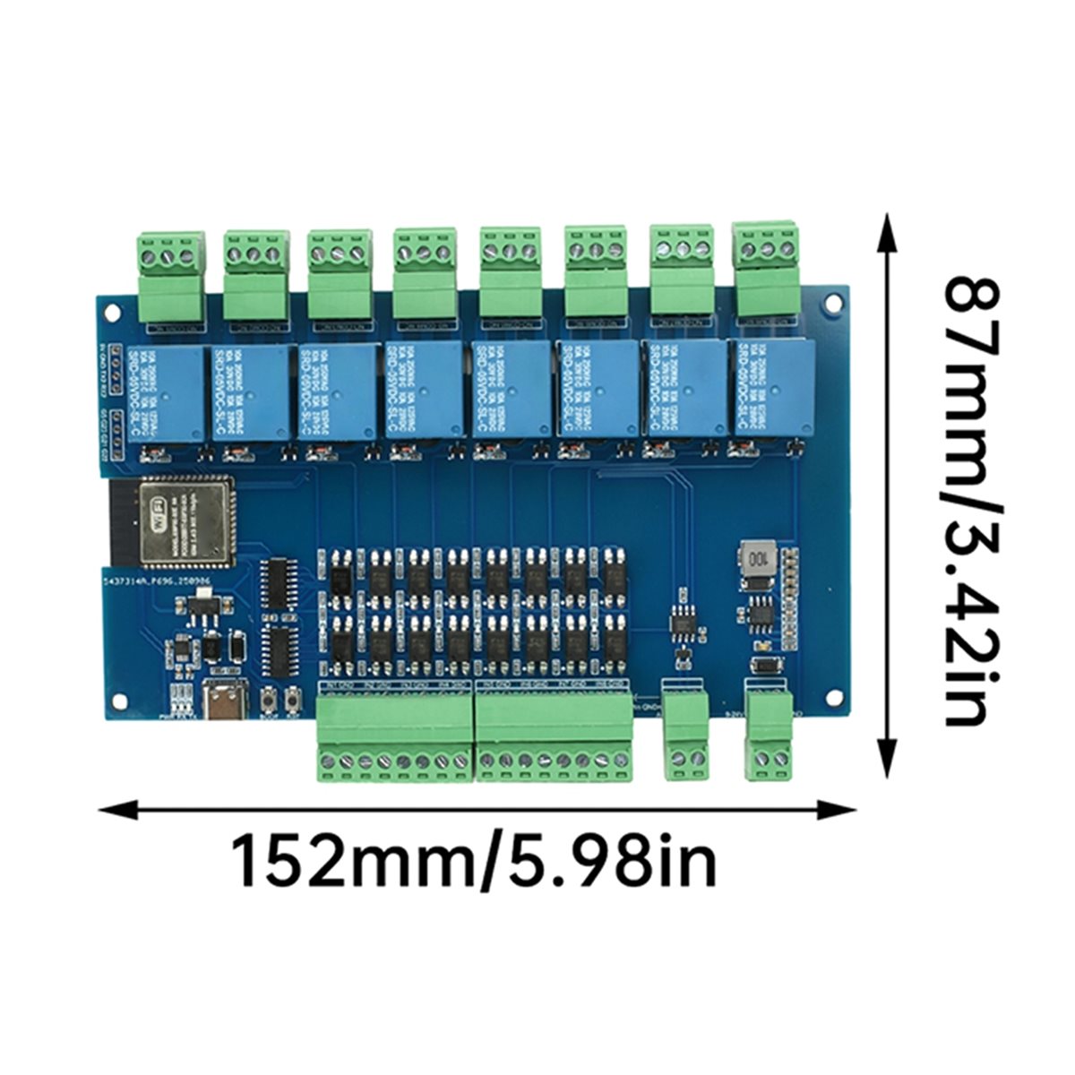 High Performance  Modbus 8-Cha - Relay 8 Channel Board recension och pris
