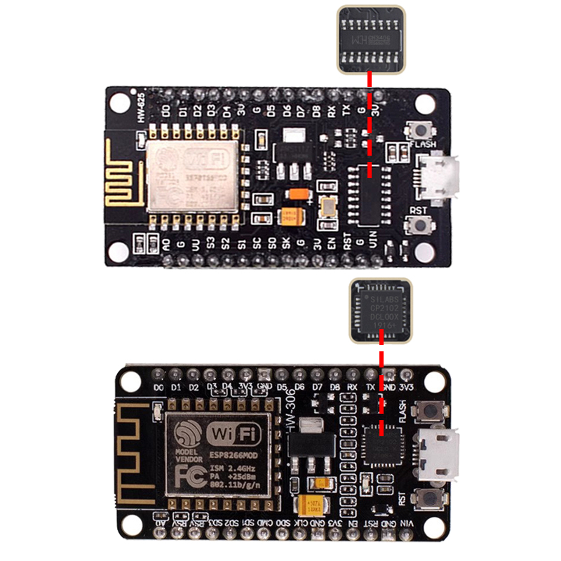 Wireless Module CH340/CP2102/C - Esp8266 Nodemcu Board recension och pris